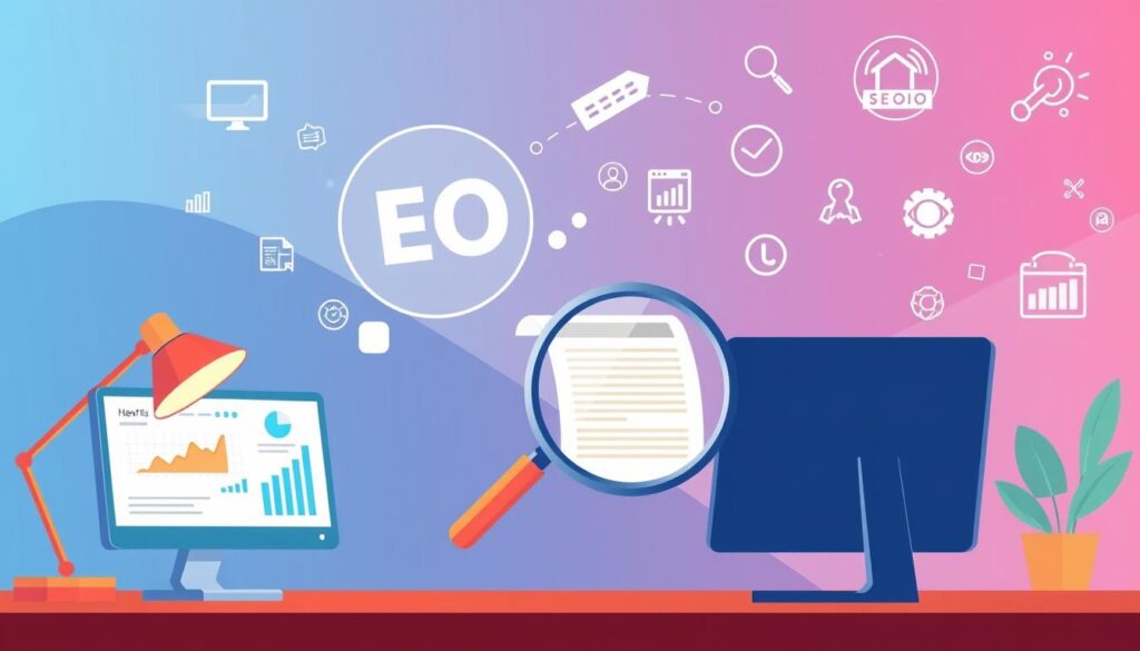Componentes do trabalho de SEO