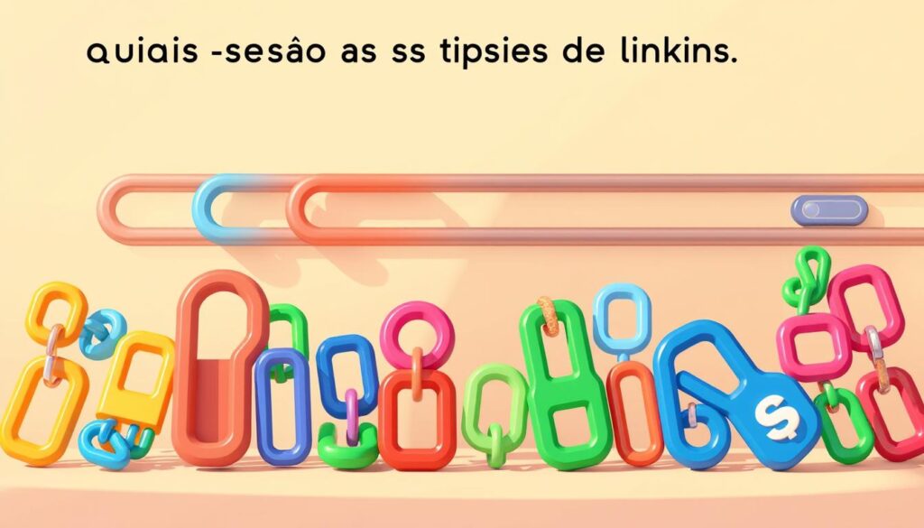 Quais são os tipos de links?